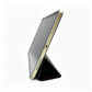 Wine Red Tri-Fold iPad Case | Clear TPU Shockproof Protective Cover with Auto Sleep Wake