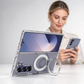 FANSONG 2.0 Anti-Scratch Rotating Stand Case for Samsung Z Fold 6/7/8/8 Wide