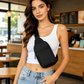 Waterproof Mini Crossbody Phone Bag, Simple Solid Color Waist Pouch