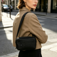 Minimalist Black Crossbody Chest Bag, Lightweight Water Resistant Nylon Fanny Pack, Unisex Daily Phone Shoulder Pouch