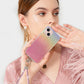 FANSONG Phone Lanyard Universal, Wrist Strap Glitter with 1 x Phone Patches 1x String Tether Bling Wristlet Keychain Strap for All Full Phone Cases Wallet keys Card Holder etc