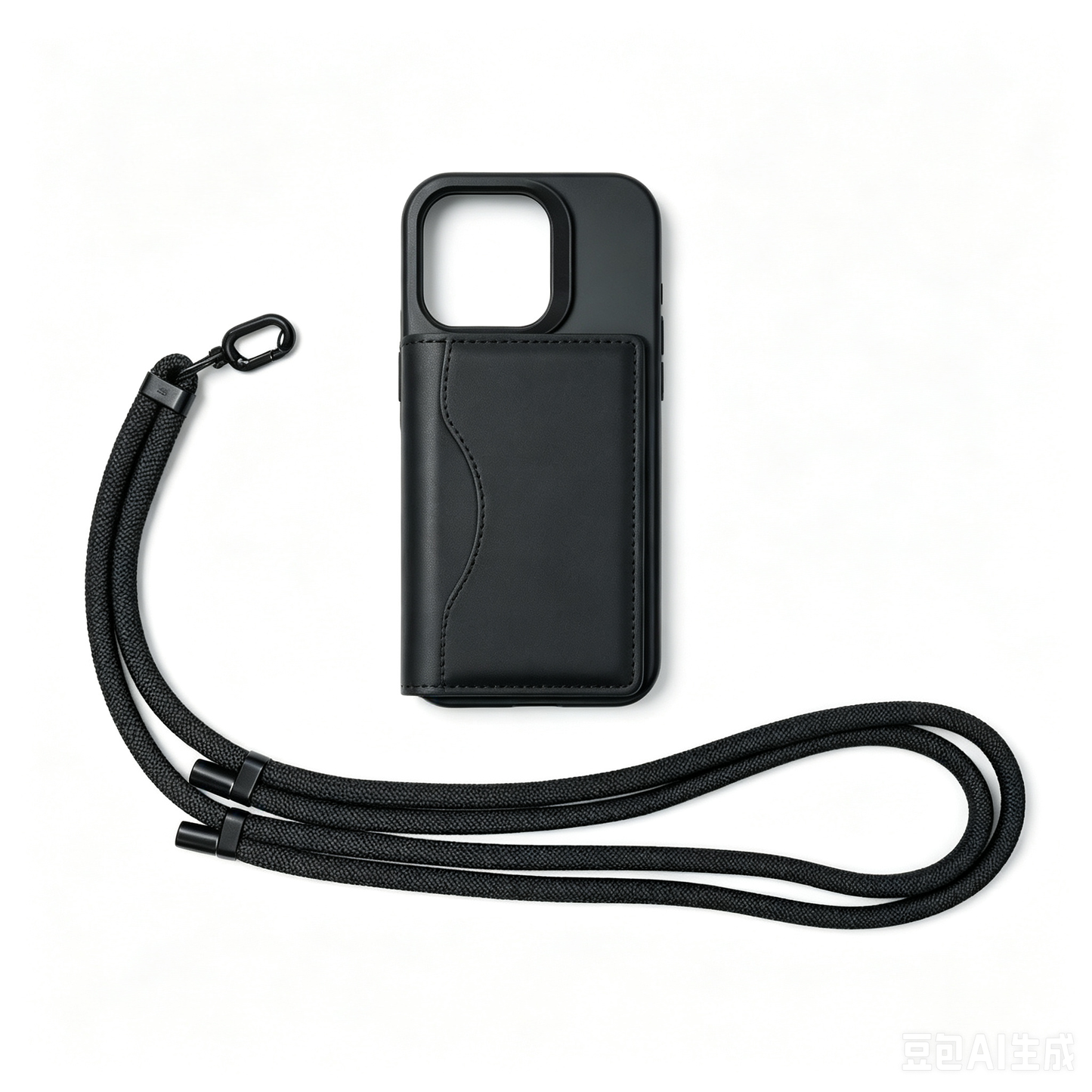 3‑in‑1 Magnetic Phone Case Set | All‑in‑One Go‑Out Solution, Mag‑Safe Case + Detachable Leather Card Wallet + Adjustable Lanyard