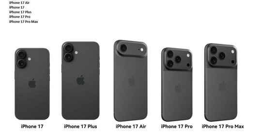 iPhone 17 、iPhone 17 Air、iPhone 17 Pro 、 iPhone 17 Pro Max . Phone cases for the iPhone 17 series.