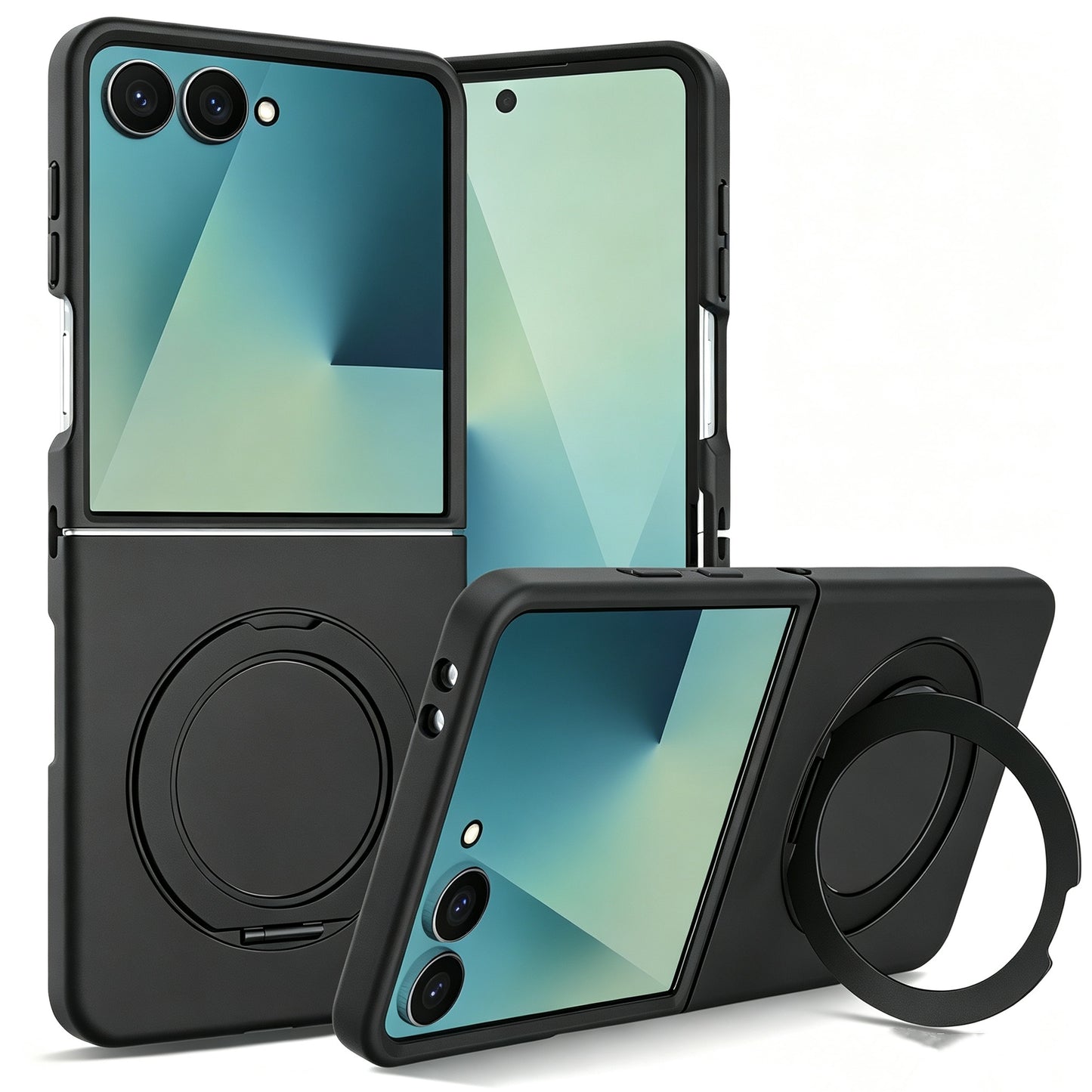 2.0mm Silver Shield Skin-Feel Magnetic Case for Samsung Z series, 360° Rotatable Stand