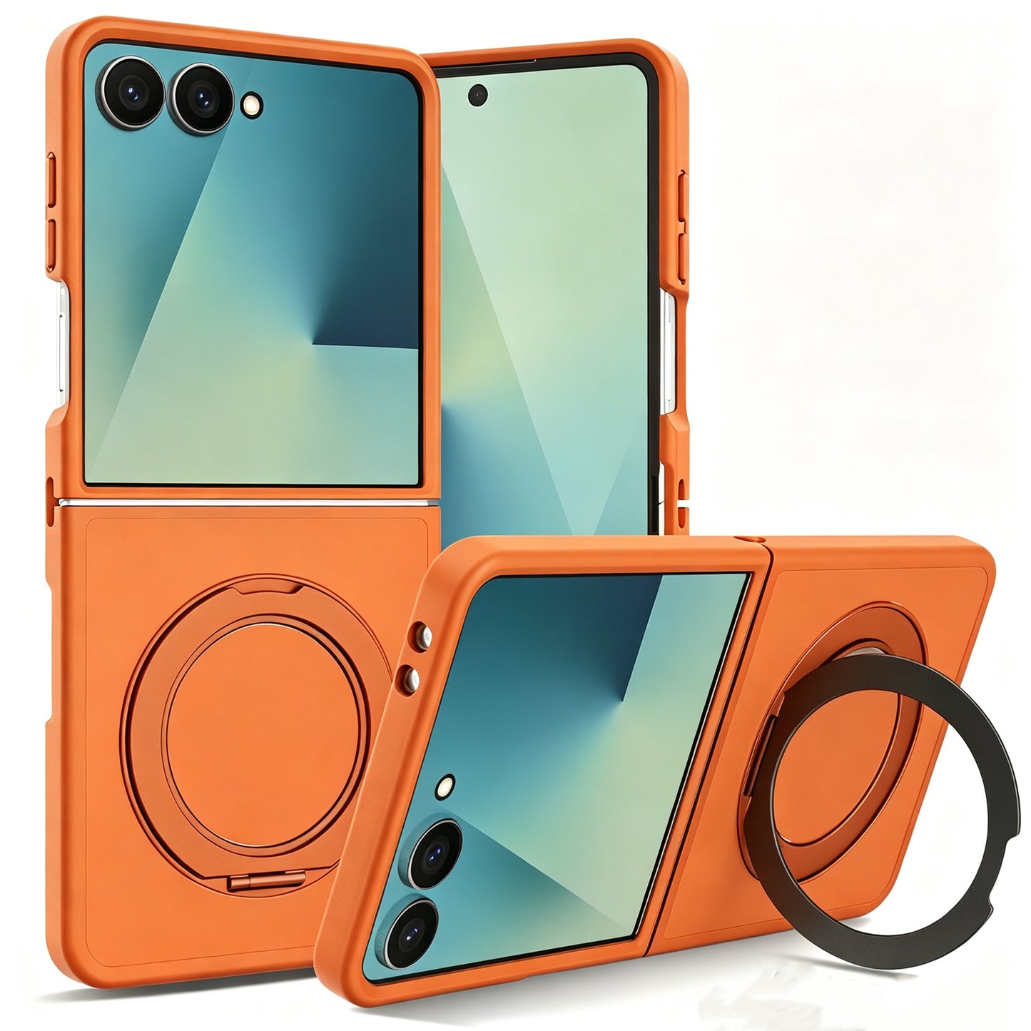 2.0mm Silver Shield Skin-Feel Magnetic Case for Samsung Z series, 360° Rotatable Stand