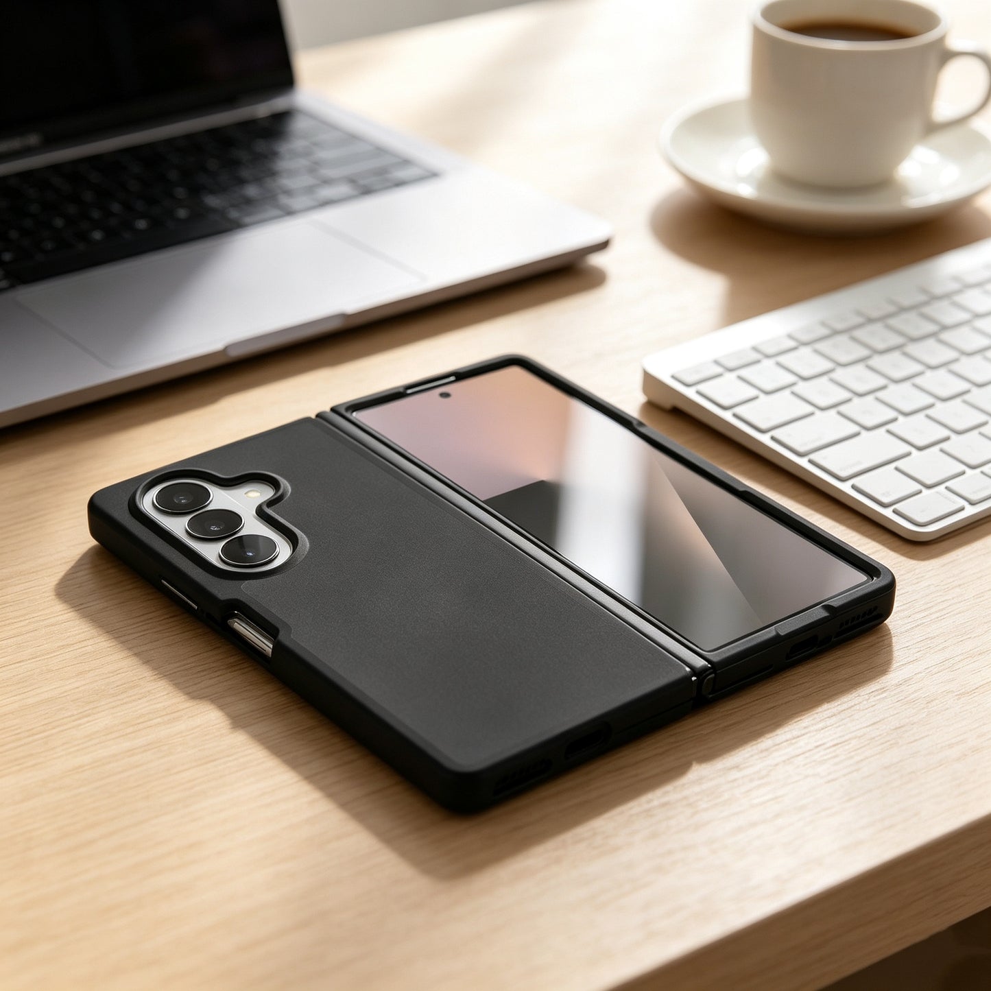 Foldable Phone Case For Samsung Z Series & iPhone Ultra (Mag‑Safe Compatible Optional)