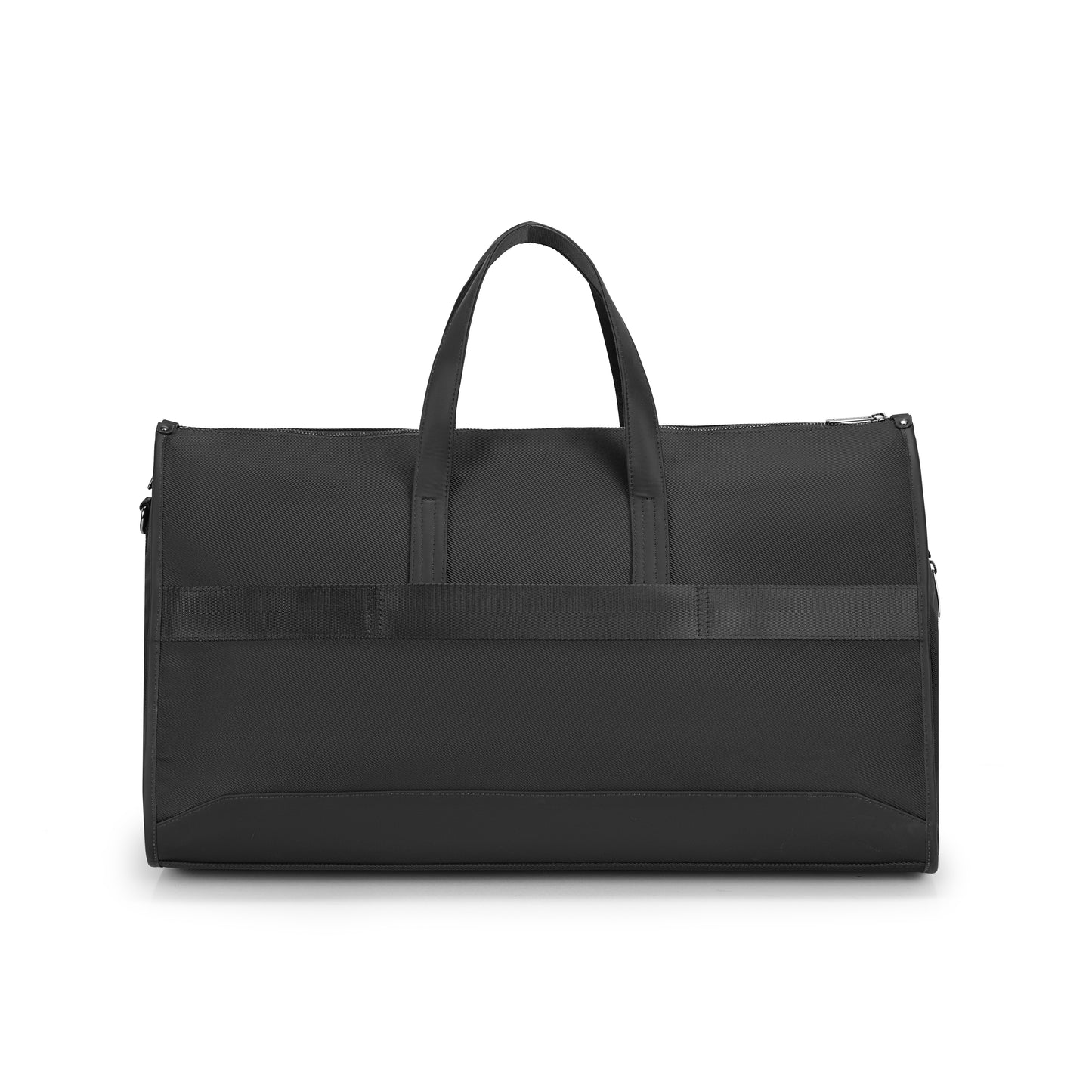 Unique 2-in-1 garment weekender bag with large capacity, trolley sleeve, hidden pockets, waterproof material.