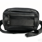 Minimalist Black Crossbody Chest Bag, Lightweight Water Resistant Nylon Fanny Pack, Unisex Daily Phone Shoulder Pouch