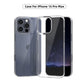 Fansong iPhone Case GRS For iPhone 16 15 14 13 12 11 Plus Pro Max Mini, Phone Case GRS For iPhone Slim Shockproof Drop Protection Anti-Fingerprint Transparent