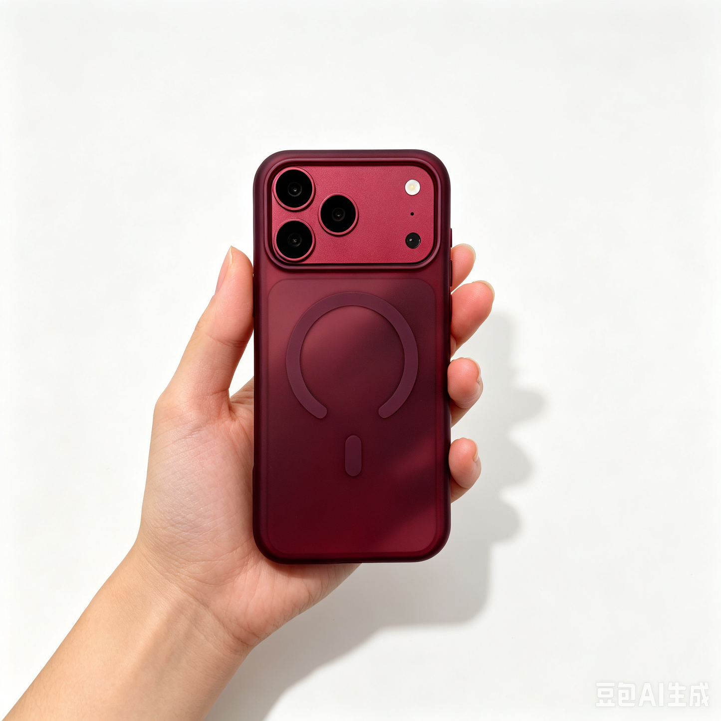 MagSafe Magnetic iPhone 18 / 18e / Air / Pro /Pro Max Case — Wine Red Matte Shockproof Cover for All 18 Series