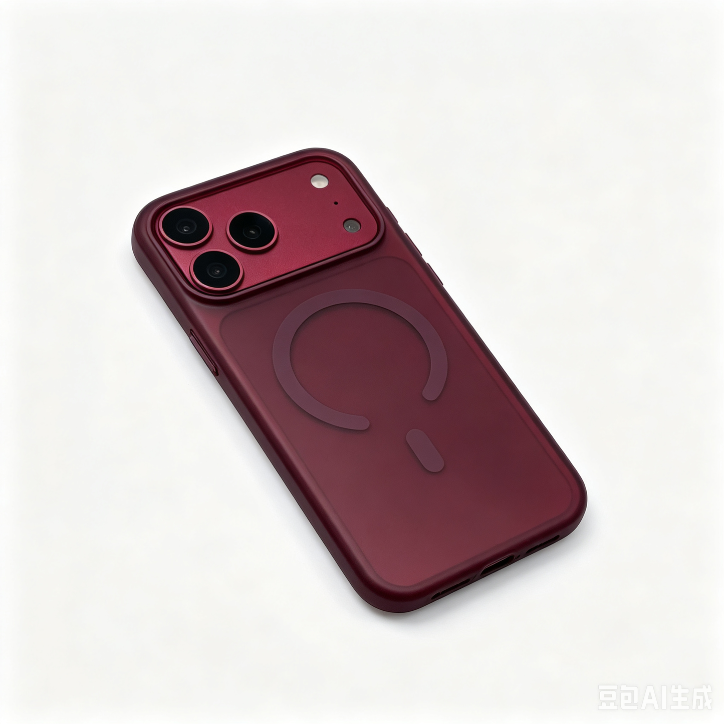 MagSafe Magnetic iPhone 18 / 18e / Air / Pro /Pro Max Case — Wine Red Matte Shockproof Cover for All 18 Series