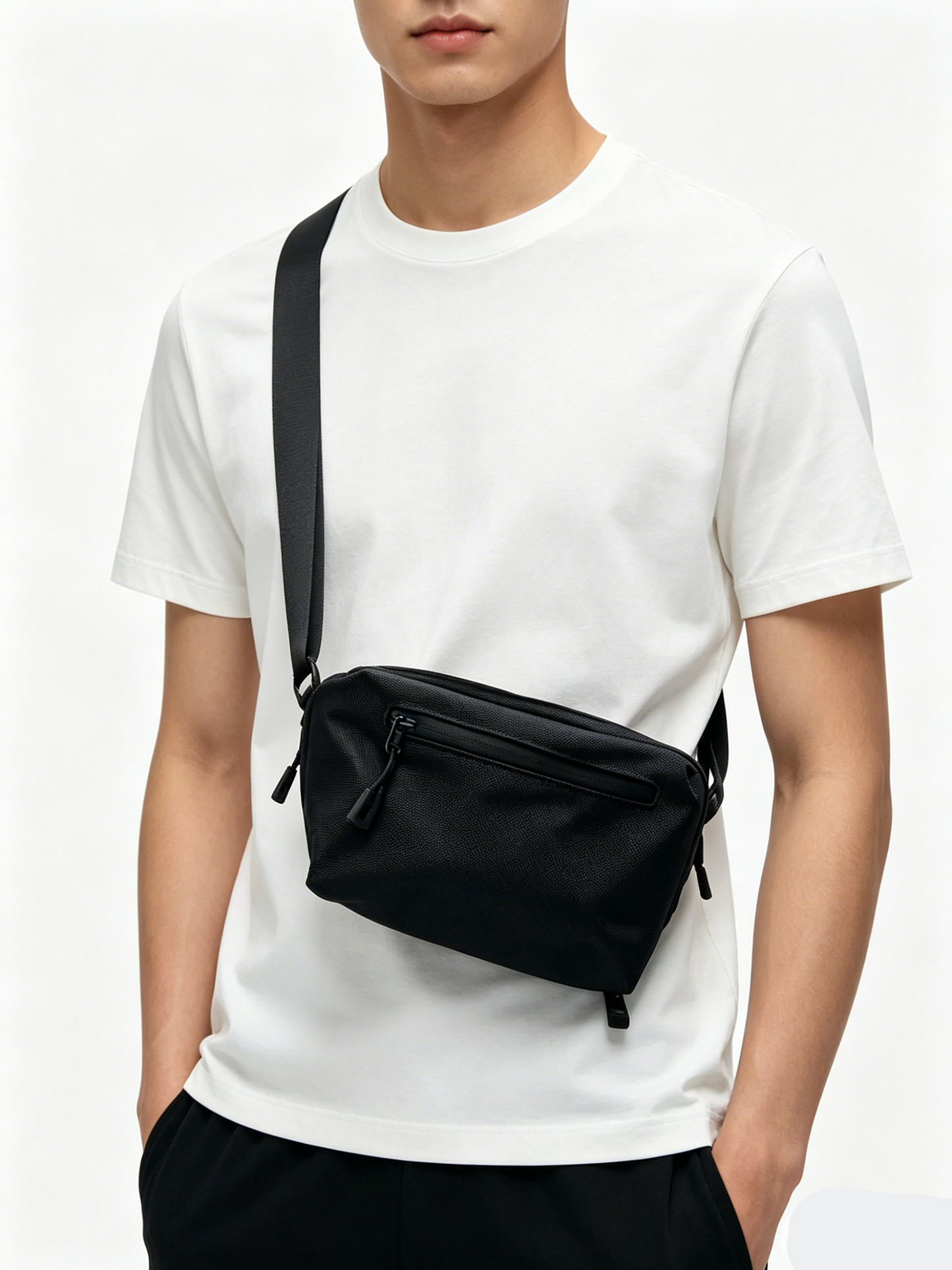2-in-1 Tactical Fanny Pack Waist Bag Water Resistant Crossbody Sling with Quick Release Buckle