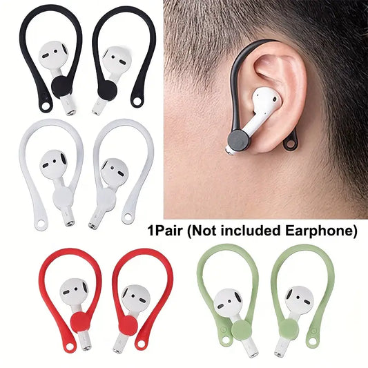 FANSONG Secure & Comfortable AirPods Silicone Ear Hooks - Anti-Lost Multicolor Design, Great for Active Lifestyle, Perfect Birthday or Easter Gift