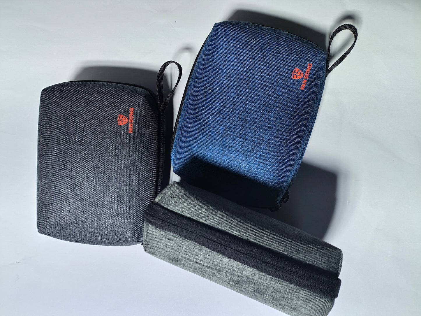 Portable Digital Storage Bag, Lightweight Cable Earphone Organizer Pouch for Travel Electronics - FANSONG