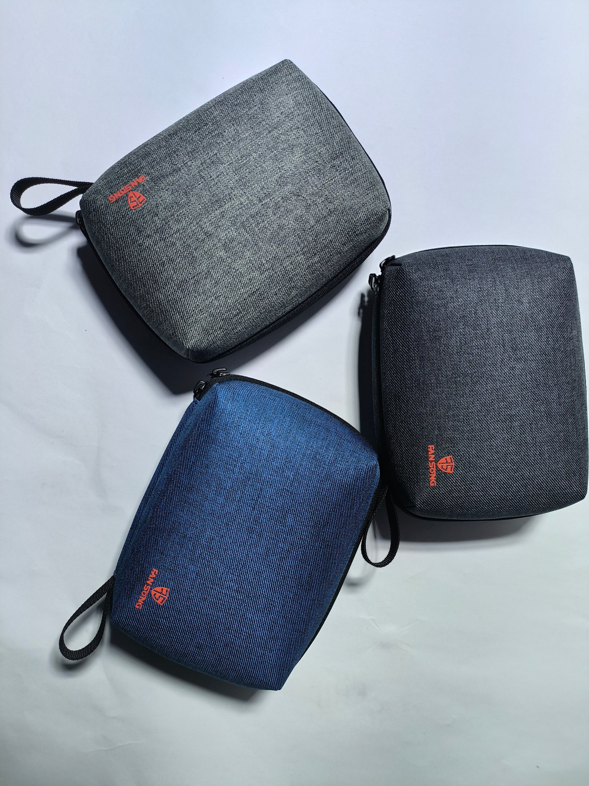 Portable Digital Storage Bag, Lightweight Cable Earphone Organizer Pouch for Travel Electronics - FANSONG