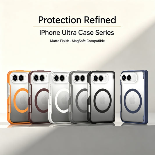 iPhone Ultra Fold Case，MagSafe Compatible Matte Shockproof Cover