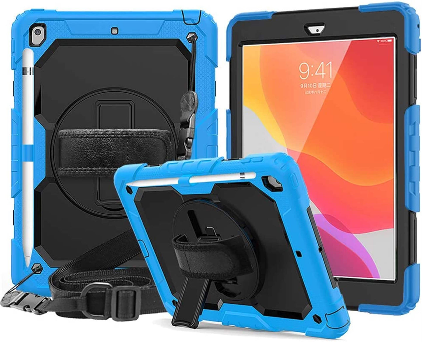 Cases for iPad 7/8/9 with Screen Protector