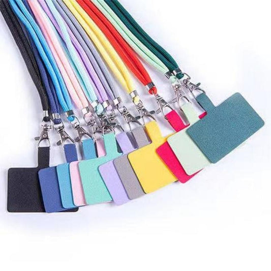 Universal Adjustable Phone Lanyard Anti-lost Lanyard Strap Detachable Colorful Neck Cord Phone Safety Keychain Chain Rope.