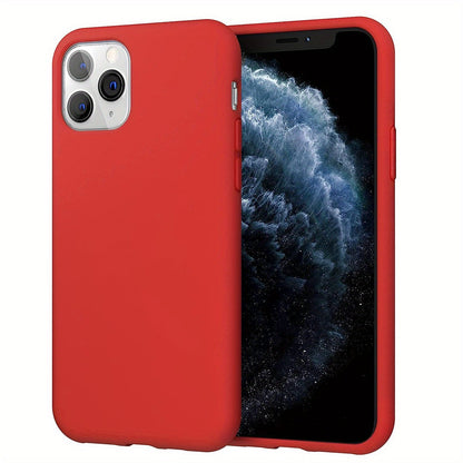 Liquid Silicone Phone Case With Microfiber Lining For IPhone 14 13 12 11 Pro MAX Mini XR X XS Plus