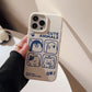 Cartoon Graffiti Small Animal Degradable Phone Case For IPhone