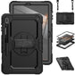 Shockproof Protector Silicone Cover Case + Pencil Holder + Handle Shoulder Strap For Samsung Galaxy TAB S7/S8/S8 Plus/S8 Ultra/S7 Plus/S7 FE/S6 Lite 10.4
