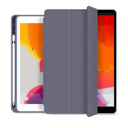 Funda Inteligente Antigolpes de PU con Función de Reposo/Activación Automática y Ranura para Lápiz para Modelos de iPad (10ª Gen 10.9 Pulgadas 2022, Air 5ª Gen, Air4, 10.2 9ª 8ª Gen, 7ª Air 3 10.5 Pro 10.5, Mini