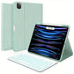 For IPad Pro 12.9 Inch Case With Keyboard Compatible For IPad 12.9-inch 2022/2021/2020 (6th/5th/4th Gen) With Pencil Holder, Smart Folio Tablet Cover With 7 Color Backlit Detachable Wireless Keyboard