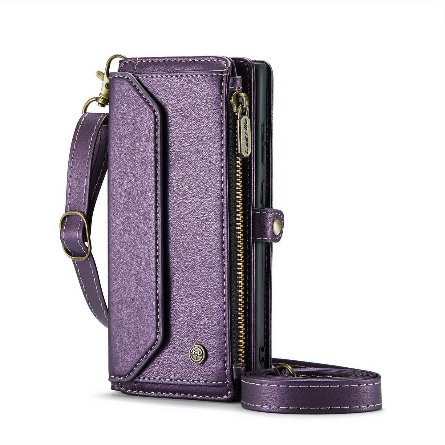 Crossbody Wallet Style Phone Case For Samsung Galaxy S23 S22 S21 Ultra S10 Plus A12 A13 A14 A22 A23 A24 A30S A50S A32 A33 A34 A51 A52 A53 A54 A71 A72 Case Wallet RFID Protection With 10-Card Holder Zipper Bills Slot, PU Leather Flip Shoulder Strap