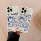 Cartoon Graffiti Small Animal Degradable Phone Case For IPhone