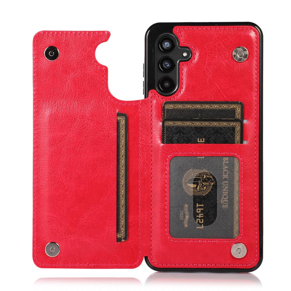 PU Leather Card Holder Wallet Case for Samsung Galaxy A14 A54 A52 A72 A42 A32 A22 A82 A13 A33 A53 A73 Kickstand Durable Shockproof Cover