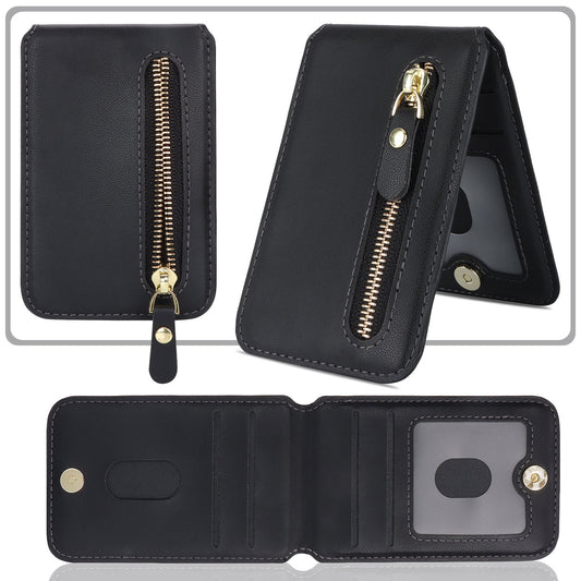 PU Faux Leather Mobile Phone Magnetic Card Holder Simple Ultra-thin Invisible Credit Card Holder Suitable For Magnetic Phone Holder Card Holder For IPhone 15/14/13/12 Series