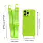 Crossbody Necklace Lanyard Cord Soft Silicone Phone Case For iPhone 15 13 14 Pro Max Strap Cover