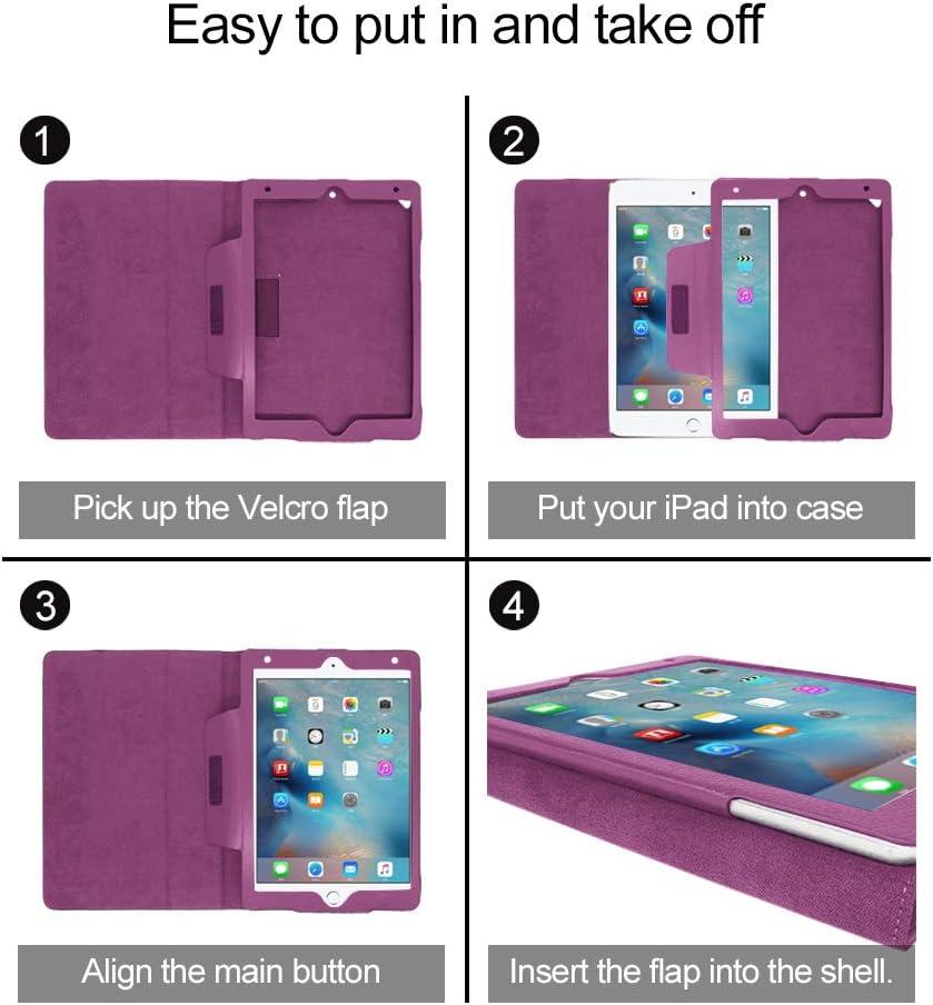FS FANSONG Case for iPad 2nd 3rd 4th,iPad 2011/2012 9.7 inch Magnetic Closure Gillter PU Leather Smart Cover Flip Shockproof Slim Bifold Stand Features Accessories for Apple 2 3 4