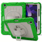 Suitable For IPad Air4/5 10.9 Protective Case New Design For IPad 10.9 Inch 2020/2022 Silicone PC With Adsorption Pen Slot Design 360° Rotatable Stand With Hand Strap Adjustable Shoulder Strap Drop-proof For IPad Air4/5