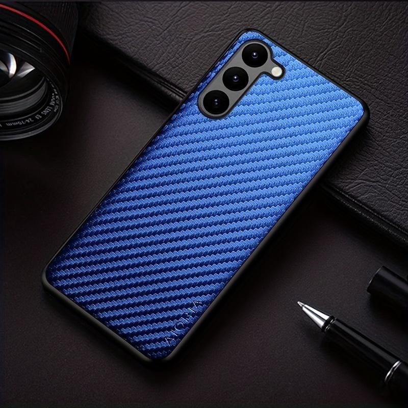 Carbon Fibre Shockproof Slim Case For Samsung Galaxy S23 S22 S21 FE Plus Ultra Non-Slip Full Body Protective Phone Case