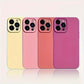 1pc Solid Color Liquid Silicone Mobile Phone Case Full Package Anti-drop Protective Case Protective Case Is Suitable For IPhone 15/15plus/15pro/15promax