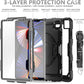 FANSONG Case for iPro 12.9 inch 2022 2021 2020 2018, Cover for iPad Pro 6th 5th 4th 3rd Gen Shockproof with Screen Protector Pencil Holder 360° Stand Handle Shoulder Strap Heavy for iPad Pro 12.9 inch