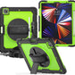 FANSONG Case for iPro 12.9 inch 2022 2021 2020 2018, Cover for iPad Pro 6th 5th 4th 3rd Gen Shockproof with Screen Protector Pencil Holder 360° Stand Handle Shoulder Strap Heavy for iPad Pro 12.9 inch
