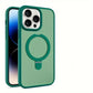 Shockproof Metal Bracket Cover For IPhone Series Wireless Charging Box Magnetic Ring Bracket 15 14 12 11 13 15 Pro Max 14 15 Plus