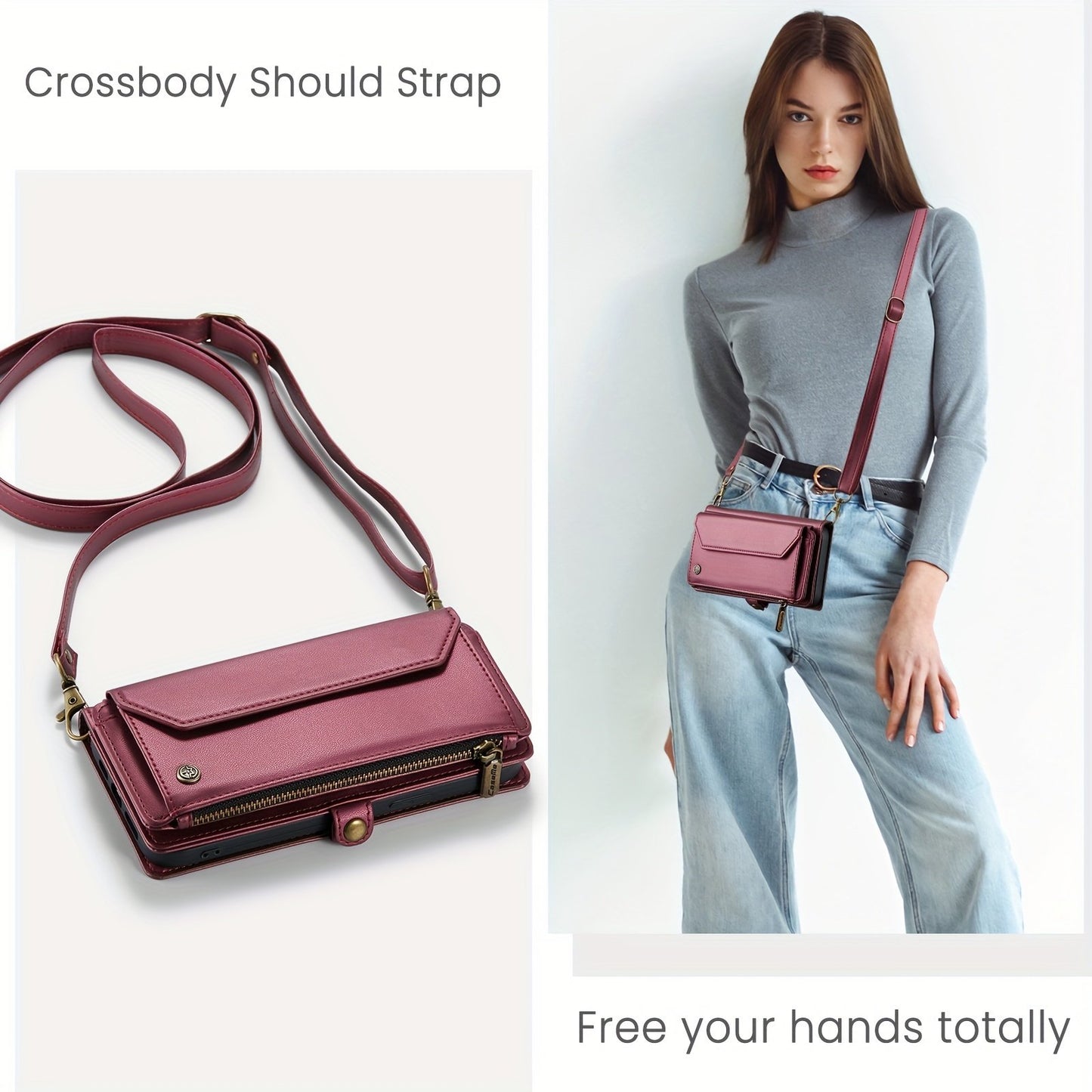 New Flip Wallet Style Phone Case With Zipper, For Samsung Galaxy S10Plus/ S20ultra/ S21plus/S22ultra/S24 Series/S24 Series/A12/A13/ A14/A15/A01S/A53/A54/A71/A72 4G 5G/Galaxy Note 10 Plus/Note20