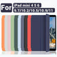 For IPad 10.2 Air 5 4 3 2 Case With Pencil Holder For IPad 9.7 6th 7th 8th 9th 10th Generation Case 2022 Pro 11 12 9 2021 Mini 6 With Pen Slot