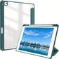 Premium Case For IPad Air 1/Air 2/Air 3/Air 4/Air 5, For IPad 5th/6th/7th/8th/9th/10th Generation, For IPad Pro 12.9 Inch 2020/2021/2022, For IPad Pro 11 Inch 2018/2020/2021/2022 With Pen Holder,  Shockproof Cover W/Clear Transparen