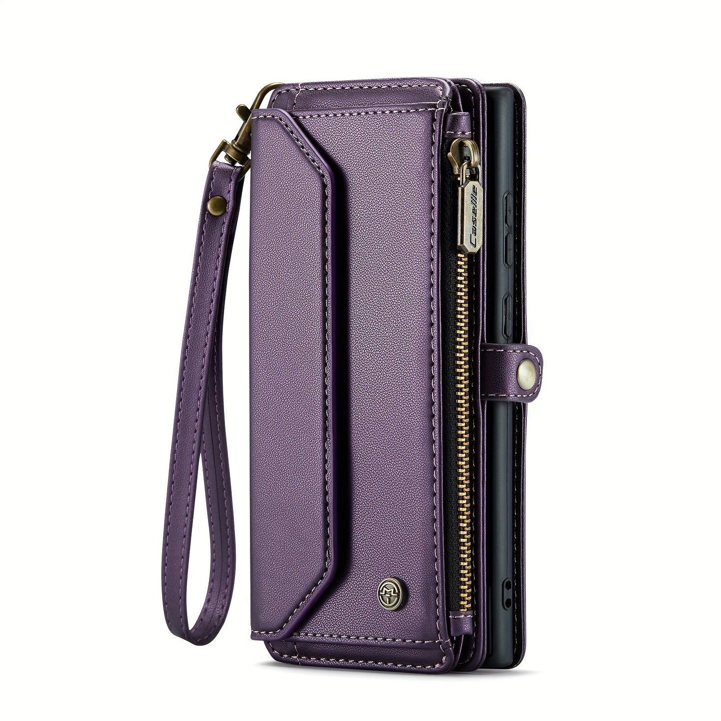 New Flip Wallet Style Phone Case With Zipper, For Samsung Galaxy S10Plus/ S20ultra/ S21plus/S22ultra/S24 Series/S24 Series/A12/A13/ A14/A15/A01S/A53/A54/A71/A72 4G 5G/Galaxy Note 10 Plus/Note20