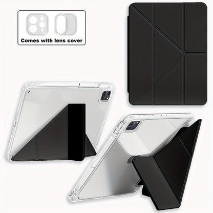 Transparent Acrylic With Pen Slot Protective Case For IPad Pro 11, Pro 12.9, Air 5th Generation, Air 4, 10.9, 10th Generation IPad, 9th Generation, 10.2-inch, 8th Generation, 7th Generation，Air 2, Air 3, Pro 10.5-inch, Mini