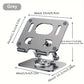 Aluminum Tablet Stand with 360-Degree Rotation and Adjustable Holder for Mobile Phones - Multifunctional Desktop Stand for Comfortable Viewing