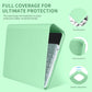 Keyboard Case for iPad Air 1/Air 2/Air 3/Air 4/Air 5, iPad 5th/6th/7th/8th/9th/10th Generation, iPad Pro 12.9 Inch 2020/2021/2022, iPad Pro 11 Inch 2018/2020/2021/2022 with Pen Holder - Soft TPU Back Cover with Magnetically Detachable Wireless BT Keyboard