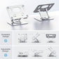 Aluminum Tablet Stand with 360-Degree Rotation and Adjustable Holder for Mobile Phones - Multifunctional Desktop Stand for Comfortable Viewing