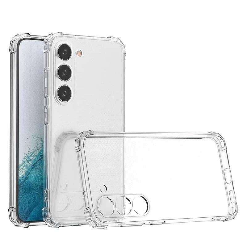 Protect Your Samsung Galaxy with our Transparent Shockproof Phone Case - Perfect Fit for S8/S9/S10/S10 PLUS/S23/S22/S21/S20 FE 5G, Thick Airbag Cover, Tempered with Halo, Fits Stand, Protects Privacy - Great Quality Guaranteed!