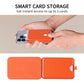 Vegan Leather Phone Wallet Stand Magnetic Card Wallet Organizer Card Holder Secure Design for iPhone mobile magnetic card holder