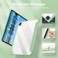 Premium Case For IPad Air 1/Air 2/Air 3/Air 4/Air 5, For IPad 5th/6th/7th/8th/9th/10th Generation, For IPad Pro 12.9 Inch 2020/2021/2022, For IPad Pro 11 Inch 2018/2020/2021/2022 With Pen Holder,  Shockproof Cover W/Clear Transparen